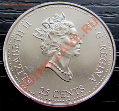 W76 Канада 25¢ 1999 Февраль UNC до 22.02 в 22°° - W76 Canada 25c 1999 FEB_2