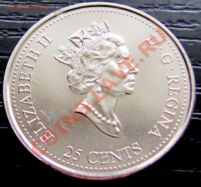 W77 Канада 25¢ 1999 Март UNC до 22.02 в 22°° - W77 Canada 25c 1999 MAR_2