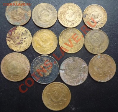3-5 коп 13шт. 1928-1956г старт 1р! до 20.02 - DSCF3601.JPG