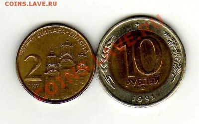 Города на монетах - Грачаница Сербия