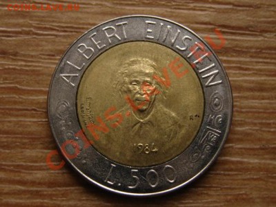 СанМарино 500лир 1984 биметал Эйнштейн до 20.02.13 в 21.00М - IMG_0143