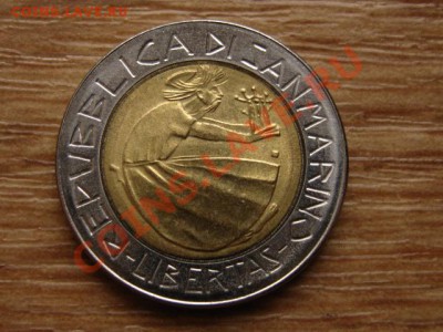 СанМарино 500лир 1985 биметал Человек до 20.02.13 в 21.00М - IMG_0146