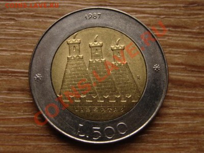 СанМарино 500лир 1987 биметал Герб до 20.02.13 в 21.00М - IMG_0149