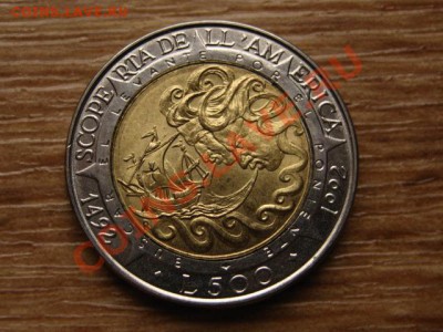 СанМарино 500лир 1992 биметал Америка до 20.02.13 в 21.00М - IMG_0159