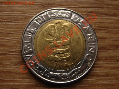 СанМарино 500лир 1995 биметал ФАО колос до 20.02.13 в 21.00М - IMG_0166