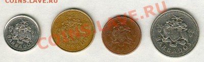 Барбадос. 4 монеты - Barbados