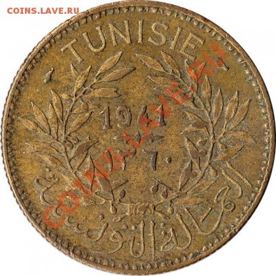 Тунис. 2 франка 1941 год - Tunisia 2 francs 1941_2
