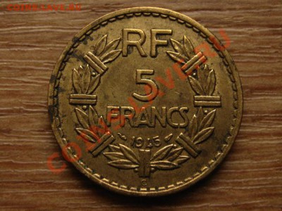 Франция 5 франков 1945 С Ал.Бронза до 22.02.13 в 21.00 М - IMG_0288