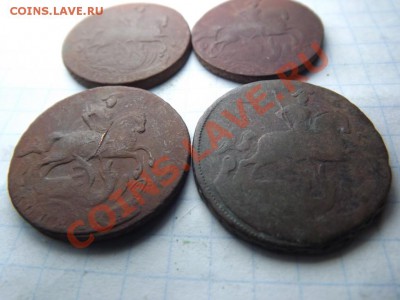 Копейки Елизаветы  4 шт. 1758-1761 - Изображение 3447