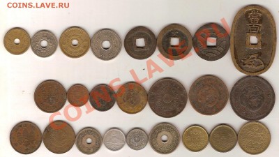 24 мон. старой Японии до 1950 года разные по видам! (лот 3) - япон6