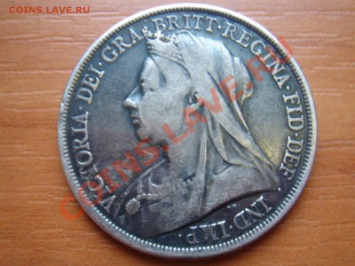 Великобритания: Ag-925 крона 1893 Виктория до 23.02.13 22-0 - Крона 1893-2.JPG