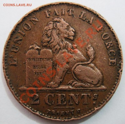Бельгия, 2 сантима 1912 г., до 24.02.2013, до 21.00 МСК - БЕЛЬГИЯ_1912_1_2 сантима