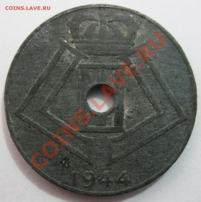 Бельгия, 10 сантимов 1944 г., до 24.02.2013, до 21.00 МСК - БЕЛЬГИЯ_1944_2_10_сантимов