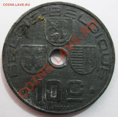 Бельгия, 10 сантимов 1944 г., до 24.02.2013, до 21.00 МСК - БЕЛЬГИЯ_1944_1_10 сантимов