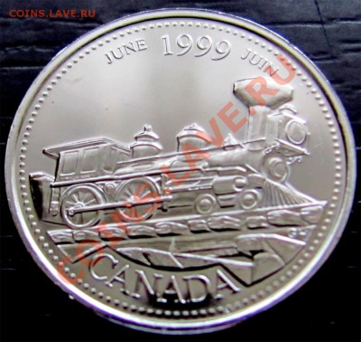 W80 Канада 25¢ 1999 Июнь UNC до 25.02 в 22°° - W80 25c 1999 June_1
