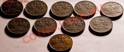 5 эре ШВЕЦИЯ(10 шт) 1-я половина 20 века до 23.02.2013 - IMG_4240