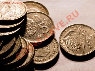 5 песет ИСПАНИЯ (подборка 20 шт) до 23.02.2013 - IMG_4308-2
