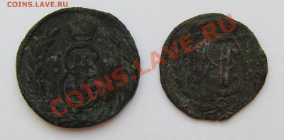 Сибирь 1 копейка 1771, денга 1771 - коп1771 денга1771-1