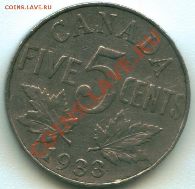 W86 Канада 5¢ 1933 до 26.02 в 22°° - W86 5c 1933_1