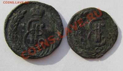 Сибирь 1 копейка 1771, денга 1771 - коп1771 денга1771-1 днем