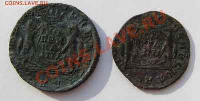 Сибирь 1 копейка 1771, денга 1771 - коп1771 денга1771 днем