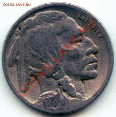 W94 США 5¢ 1920 Buffalo Nickel до 27.02 в 22°° - W94 Buffalo Nickel 1920_1