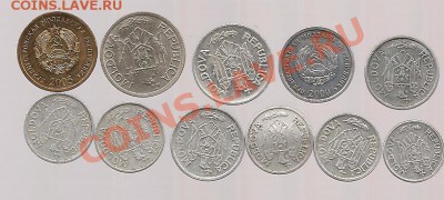 11 монет Молдавии -без повторов до 24.02 в 22.00 по мск - фото 001