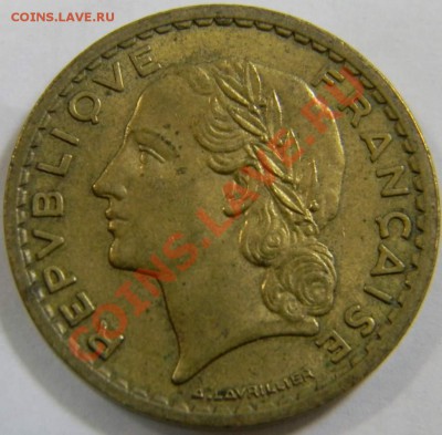 5 франков Франция 1946г. ал. бронза - DSCN4748_thumb
