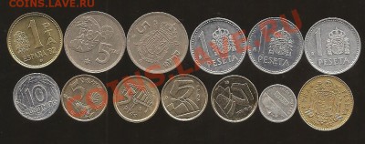 13 монет Испании -без повторов до 24.02 в 22.00 по мск - фото