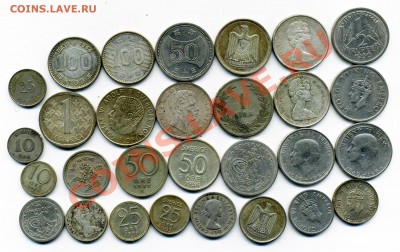 Япония, Европа и др. 107 монет - 1