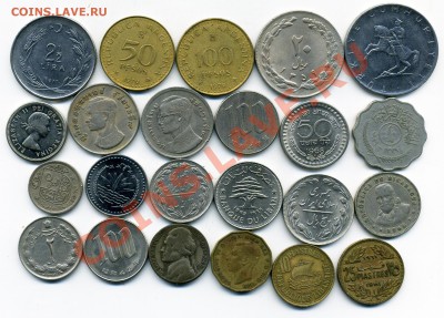 Япония, Европа и др. 107 монет - 14