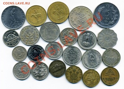 Япония, Европа и др. 107 монет - 13