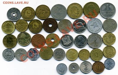 Япония, Европа и др. 107 монет - 11