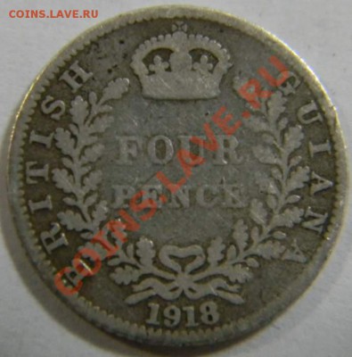 4 пенса Британская Гвиана 1918г. - DSCN4759_thumb