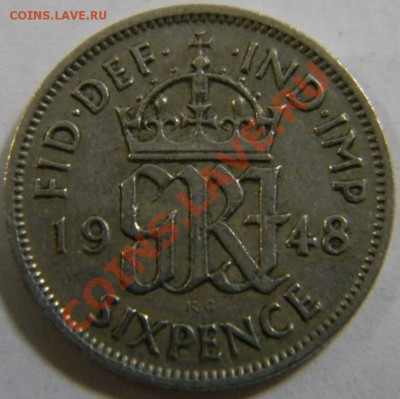 6 пенсов Британия 1948г. - DSCN4767_thumb