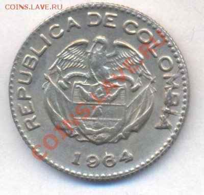 Колумбия 10 центавос 1964 г. До 25.02.13 г. 21-00 МСК. - Кол 1