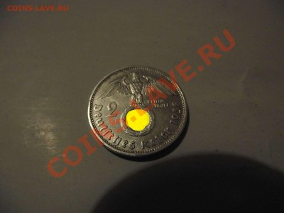 2 марки Германии 1938г., D, серебро. - DSCF2840_thumb