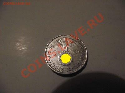 2 марки Германии 1939г., D, серебро. - DSCF2846_thumb