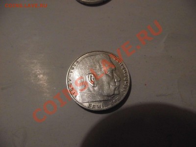2 марки Германии 1939г., J, серебро. - DSCF2852_thumb