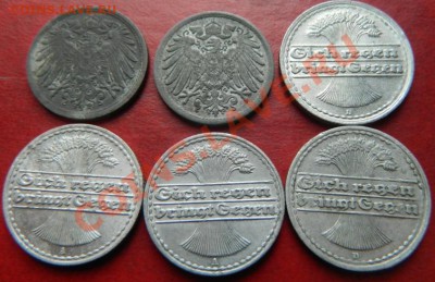 Германия.Веймар,Империя 50 пф+10 пф цинк!до 26.02.13 - Изображение 161