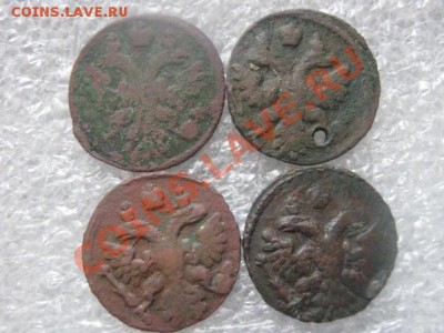! Полушки, 4 шт. 1736, 1737, 1738 и 1739г. До 1.03.2013г. - пт. 1м 023.JPG