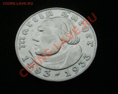 2 марки 1933G г, " 450 лет Мартину Лютеру",Ag!! - S6000443.JPG