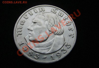 2 марки 1933 J г, " 450 лет Мартину Лютеру",Ag!! - S6000446.JPG