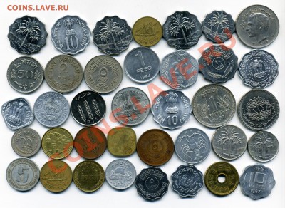 Япония, Европа и др. 107 монет - 24