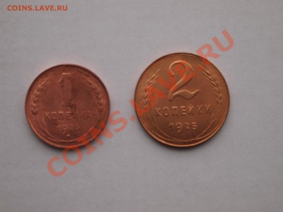 1 копейка 1925, 2 копейки 1925 (копии) до 28.02.2013 в 22-00 - P2231930.JPG