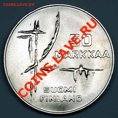 Финляндия_50 марок 1982. Ag, UNC; окончание 23.02_22.24мск - 4099