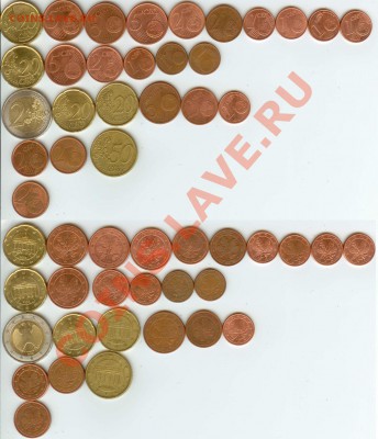 26 шт. Евро и центов ФРГ до 21.00 мск 2.03.2013 - ФРГ