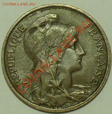 ФРАНЦИЯ - 5 сантимов 1913 - до 2 марта - 070