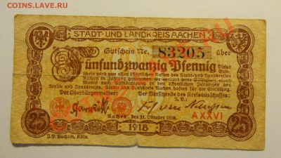 Германия, Аахен нотгельд 25 пфенниг 1918 до 26.02. в 22:00 - DSC01950.JPG