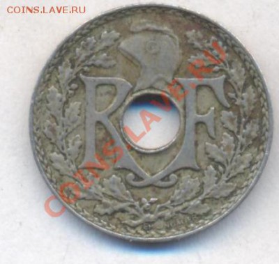 Франция 5 сантимов 1935 г.До 27.02.13 г. 21-00 МСК. - 5 35 1